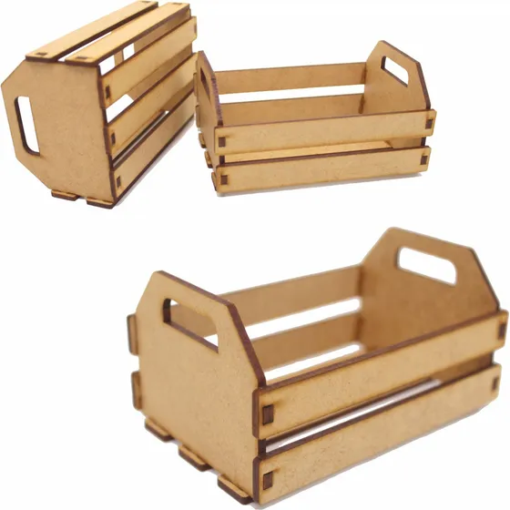 10 Mini Caixote Caixotinho Mdf Cru Lembrancinha Decoração