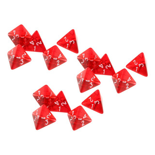 Paquete De 15 Pcs Dados De Gema Acrílico D4 Para Dnd Juego Paquete De 15 Pcs Dados De Gema Acrílico D4 Para Dnd Juego