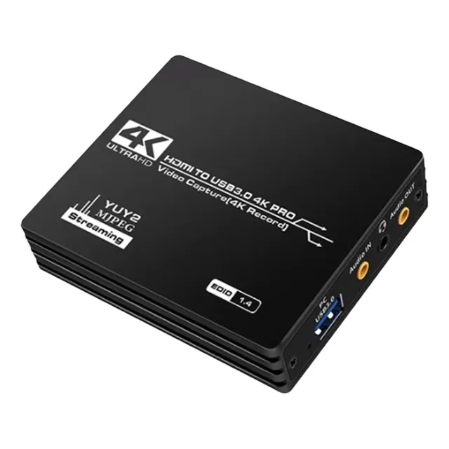 Tarjeta Captura De Vídeo 4k Pro, Usb 3,0, Para Obs