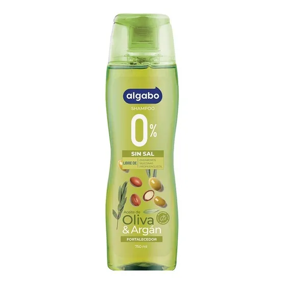 Shampoo Sin Sal Oliva Y Argán 750ml Algabo