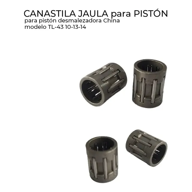 Canastilla Jaula Para Pistón Desmalezadora China Tl-43