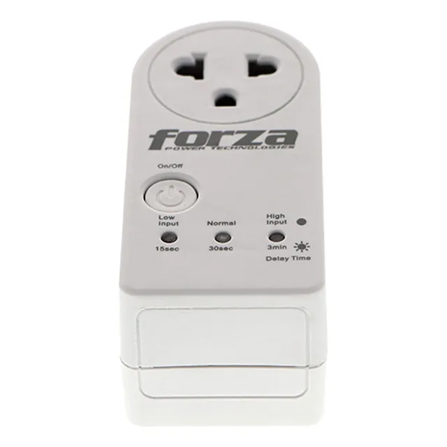 Protector De Voltage Forza 1500w, Enchufe 350° Fvp-1212b-ng
