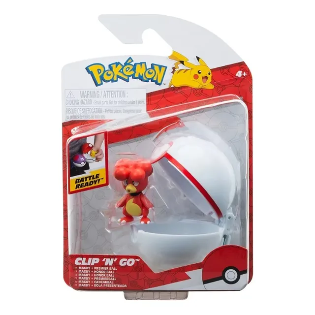 Pokemon Figura 6cm Con Pokebola Clip N Go 95057 Delmy