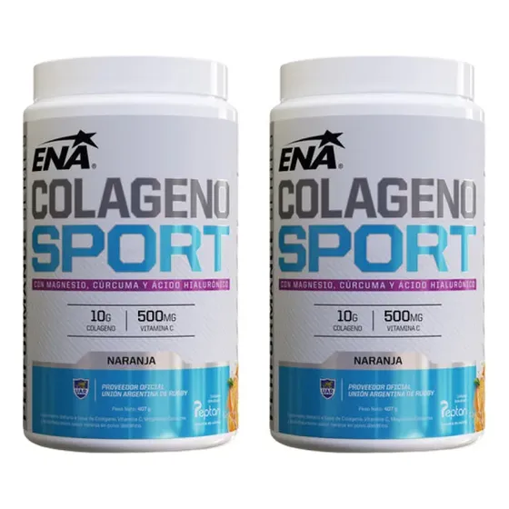 Pack X2 Colágeno Sport Hidrolizado + Vitamina C Ena - 407 Gr