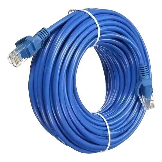 Cabo De Rede Cat6 20 Metros Ethernet Lan Giga 10/1000