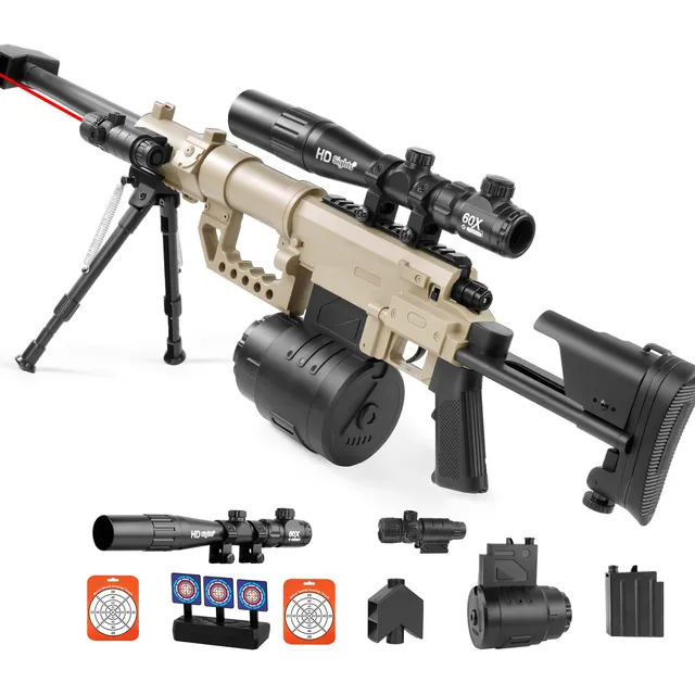 Pistola De Hidrogel Sniper Gel Juguete Eléctrica Con Láser