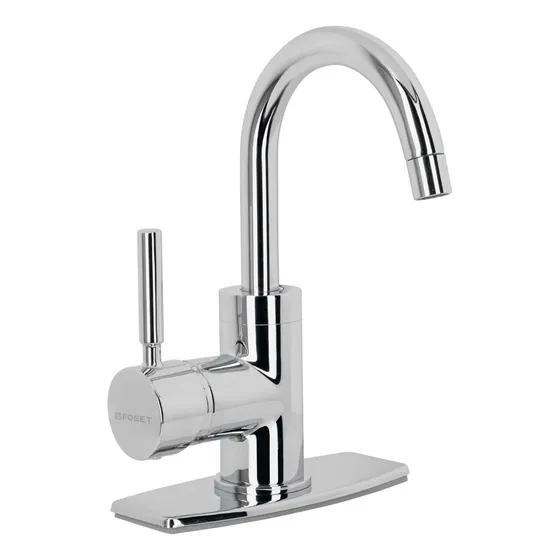 Monomando Corto Para Lavabo, Cromo, Foset