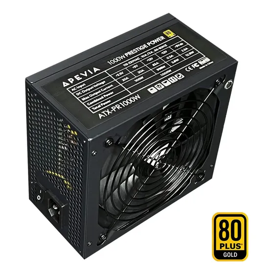 Fuente De Poder 1000w Apevia Certificada 80 Plus Gold Pc Atx