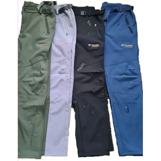 Pantalón Softshell Mujer Micro Polar Térmico E Impermeable 