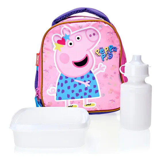 Lancheira Sestini Especial Peppa X Dots Rosa Tamanho Único