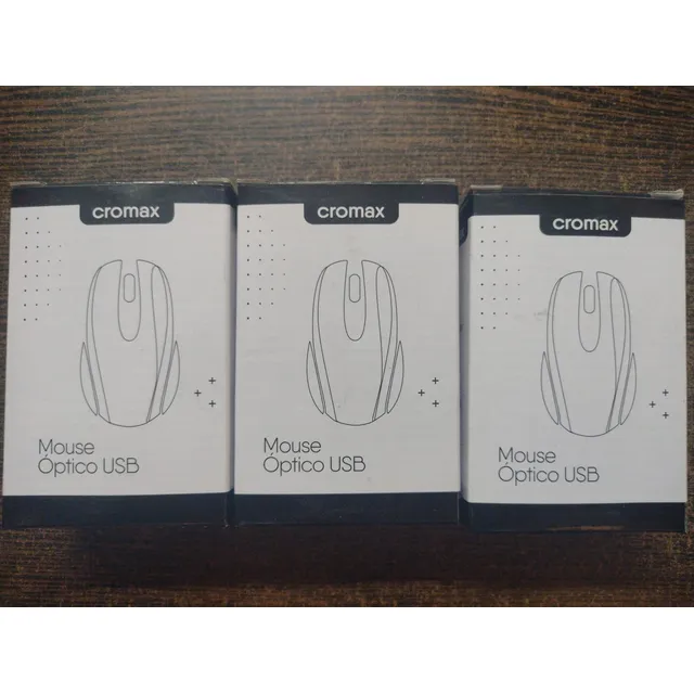 3 Mouse Cromax Usb, El Precio Es Por Los 3