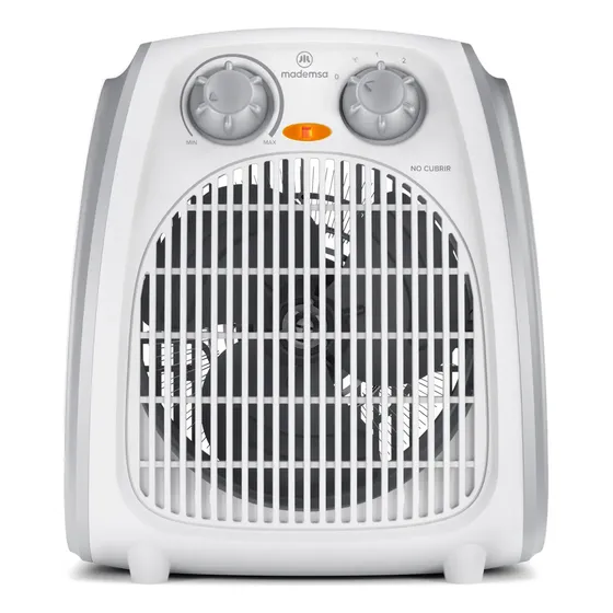 Termoventilador Mademsa 1800w 2 Velocidades Termostato Tv300