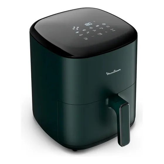Freidora De Aire Easy Fry Max Forest 5l Color Verde Moulinex