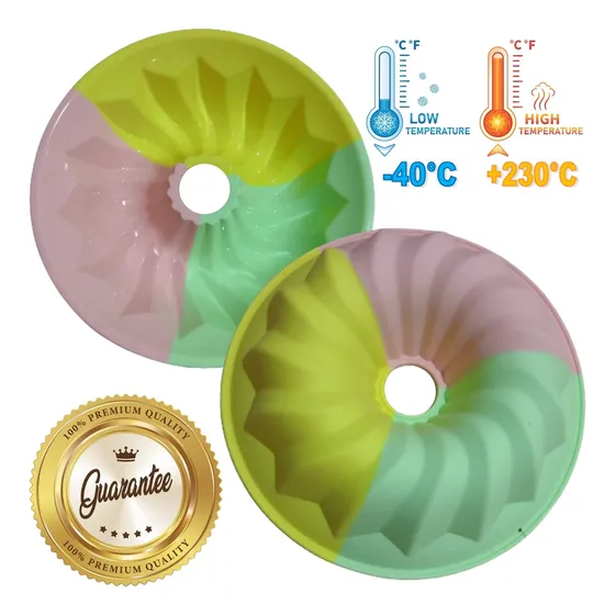Molde De Silicón Para Tortas Y Gelatinas  -40°c  A +230 °c