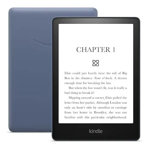 E-Reader Amazon Kindle 16GB azul com tela de 6