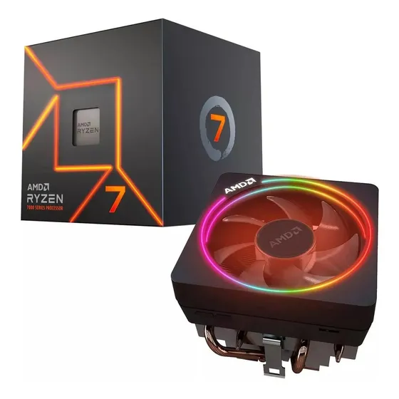 Procesador Amd Ryzen 7 7700 Am5 5.3ghz Ddr5 Pc Con video