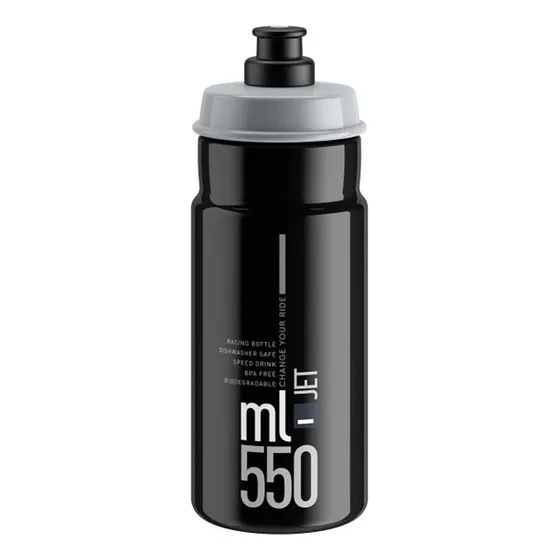 Caramagiola - Botella Elite Jet Black Gray 550ml Color Negro/Gris