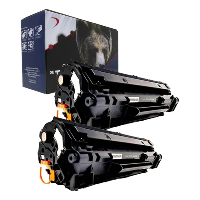 Kit 2pzs Toner Compatible Con 85a - 35a - 36a