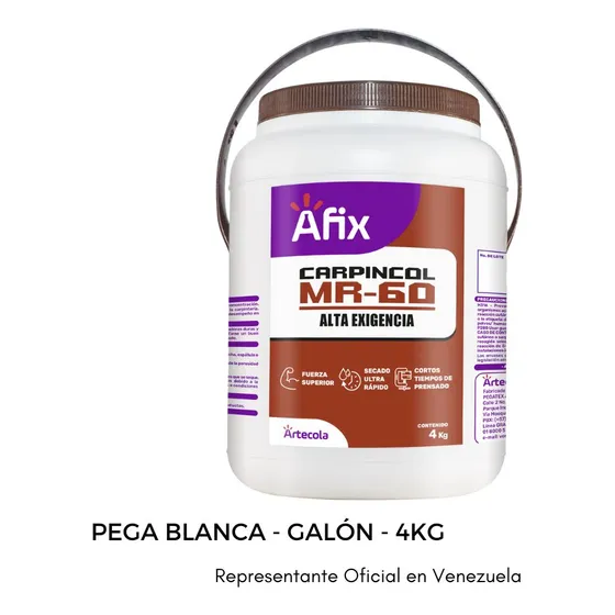 Pega Blanca Afix Carpincol Mr60 - Galón