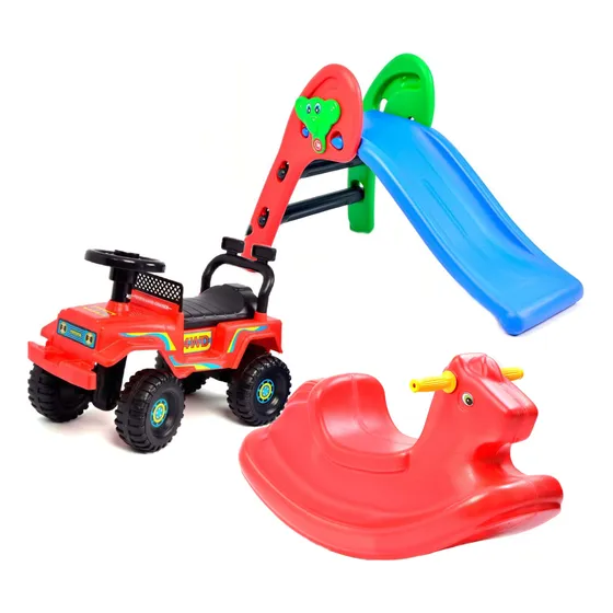 Plaza Blanda Combo Tobogan + Andarin Toyota + Mecedor