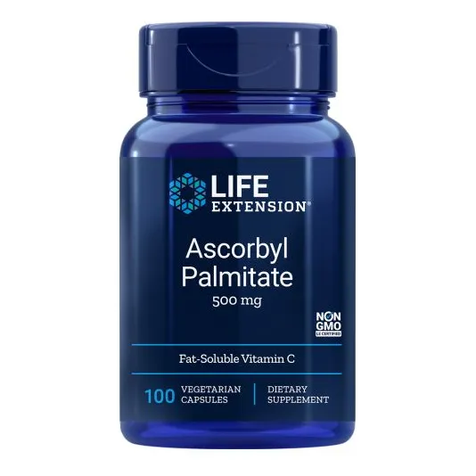 Suplemento Life Extension De Palmitato De Ascorbilo 100 Vcap