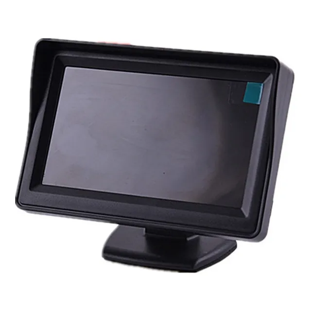 Monitor Lcd Vehicular 4.3  Entrada Aviación 4 Pines Reversa