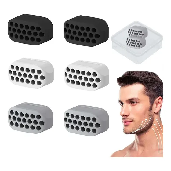 3 Pares Ejercitador Mandíbula Para Mandíbula,rostro Y Cuello | Cuotas sin interés