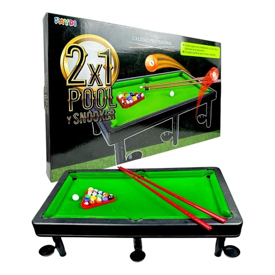 Pool De Mesa Para La Familia Para Divertirse + Calidad Unica