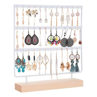 Expositor Joyeria Transparente Acrílico Para Aretes 72 Hoyos Expositor Joyeria Transparente Acrílico Para Aretes 72 Hoyos