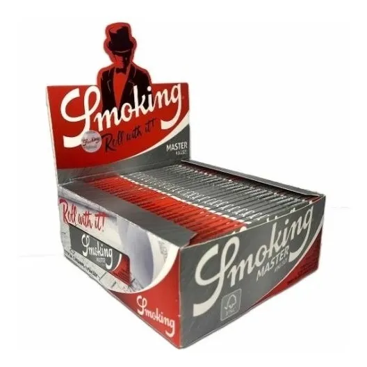 Seda Smoking Master King Size Prata Original Com Selo 50 Un.