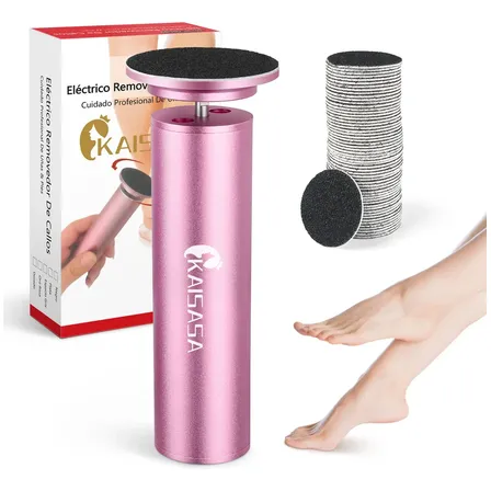 Kaisasa Esfoliador Eletromecânico Exfoliante, Pedicure De Pé, Esfoliador De Pé Com Velocidade Ajustável, Vem Com 60 Folhas De Lixa 127v