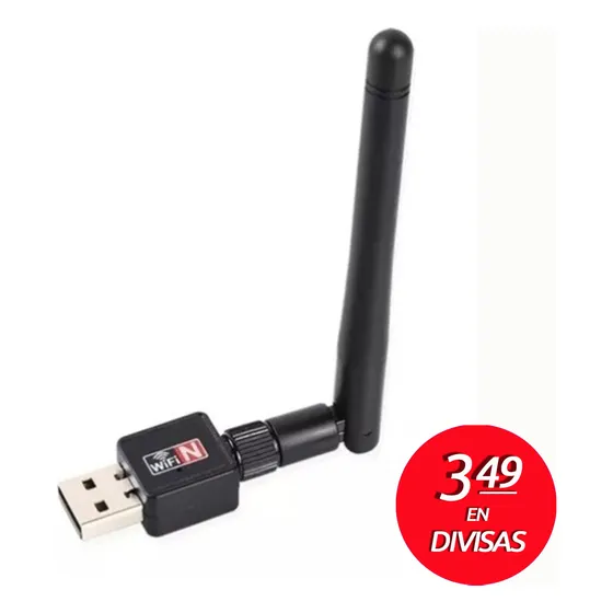 Wifi Usb Antena Desmontable Adaptador Receptor Pc