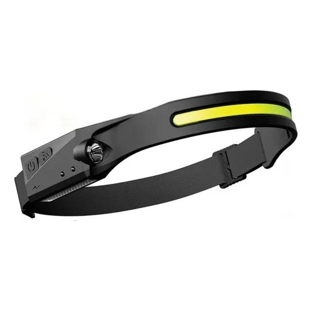 Linterna De Cabeza  Doble Led Frontal Impermeable Con Sensor