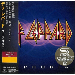 Cd Shm-cd De Def Leppard Euphoria - Ltd Cd Shm-cd De Def Leppard Euphoria - Ltd