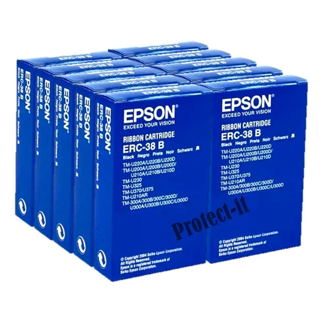 20 Cintas Epson Erc-38b M188d Tmu-220 Tm-u220 U220pd Srp-275