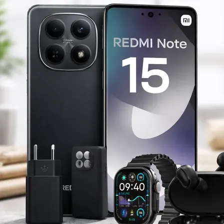 Xiaomi Redmi Note 15 Dual Sim 256gb 8gb+acessorio De Brind Preto