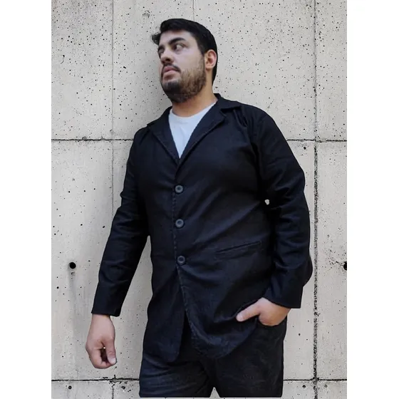 Blazer Saco Vestir Logan Bengalina Hombre Talles Especiales