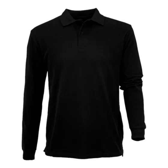 Polera Corporativa Pique Hombre Manga Larga - Filtro Uv+