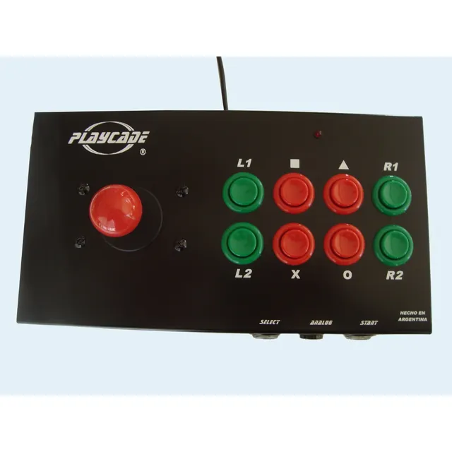Playcade 12b Usb Pc Y Ps3 Joystick  Arcade Mame