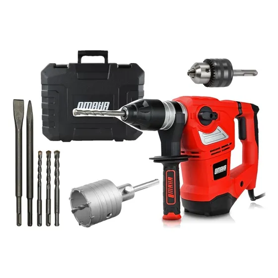Rotomartillo Taladro Percutor 1800w Hormigón 7j + Mechas