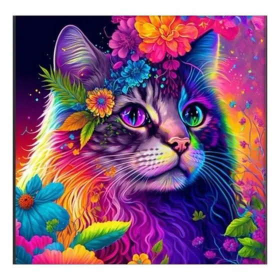 Diamond Painting - Kit Pintura Diamantes De Gato / M11