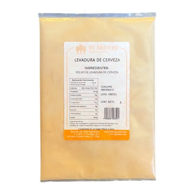 Levadura De Cerveza Natural Desamargada 500 Gramos