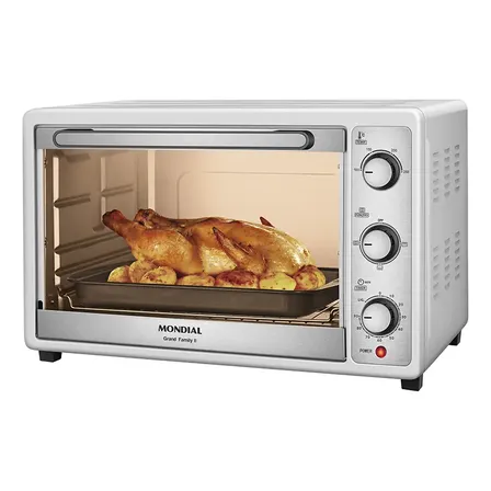 Forno Elétrico 52l Grand Family Ii Mondial 1800w Fr-52-w 127v Branco