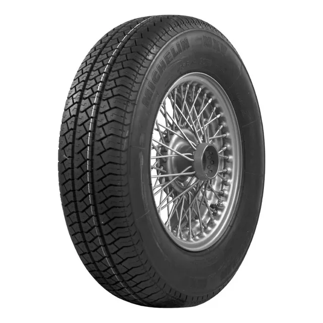Kit X2 Neumático 185 R14 Michelin Flanc Blanc Mxv 90h