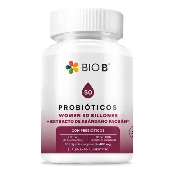 Bio B | Probióticos Women 50 Billones + Extracto De Arándano