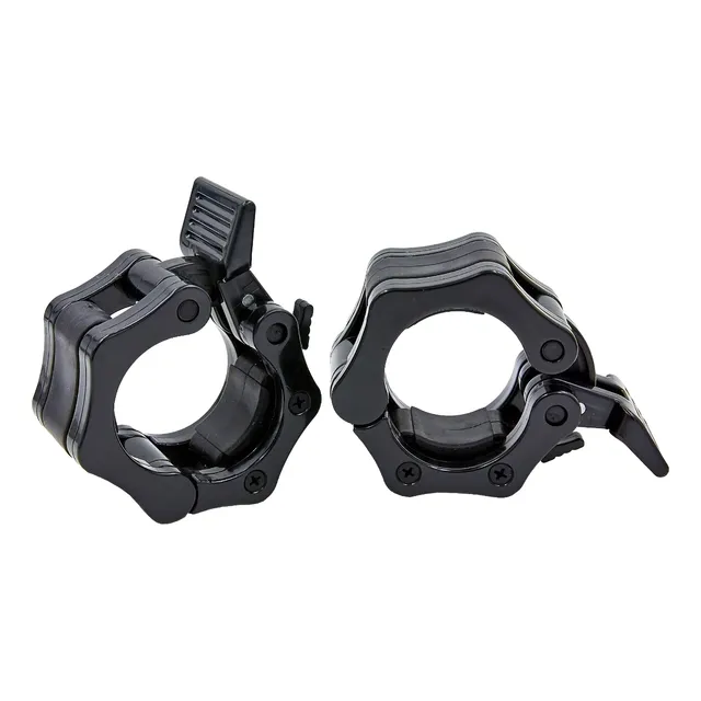 Collarin Gancho Nylon De Seguridad Barra Olimpica Crossfit 