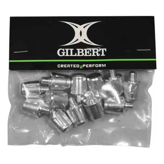 Pack 10 Tapones Gilbert Aluminio Pro Lite 8mm Rugby Olivos