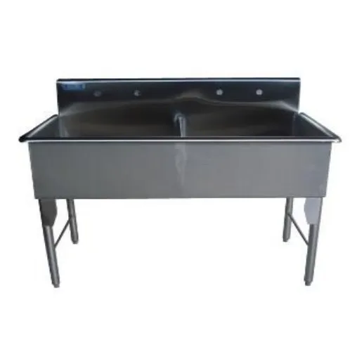 Fregadero Industrial 2 Divisiones 1.30x70x90 Ll. Xavi