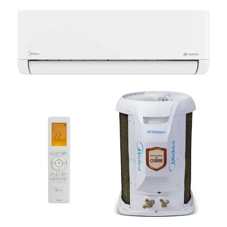 Ar Condicionado Split Hi Wall Midea Airvolution Inverter 9.000 Btus Frio R-32 Branco 220v
