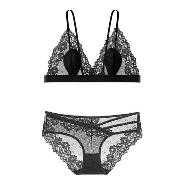 Lencería Sexy Transparente Sujetador Encage Conjunto Erotico